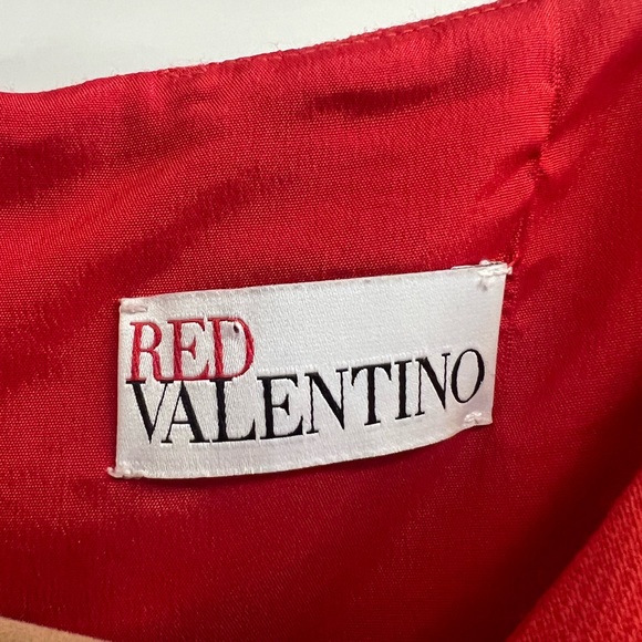 Red Valentino dress 42 with bow - Picture 2 of 4